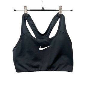 Nike dri fit black sports bra size M